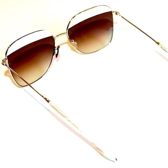 Sunday Somewhere Vito Capped Square Sunglasses Brown Lenses - Picture 6 of 14